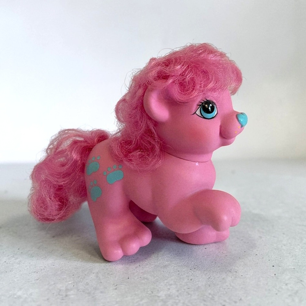 Vintage 1987 Hasbro My Little Pony Friends Kingsley the Lion Pink Figure G1 Toy